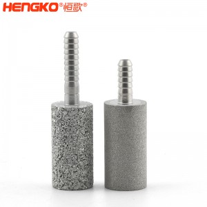 廠家定制316L粉末燒結(jié)不銹鋼過濾器曝氣頭，高強度耐腐蝕水族專用氣泡石