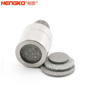 氣體探測器探頭防爆片耐高溫透氣性好，工業(yè)316L不銹鋼傳感器隔火焰隔爆片可定制