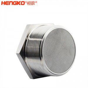 恒歌不銹鋼絲網(wǎng)濾芯燒結(jié)網(wǎng)消聲器消音器耐熱排氣均勻，應用于排風管消音