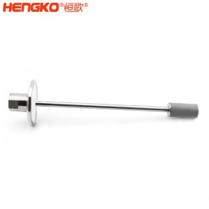 廠家批發(fā)316L不銹鋼長(zhǎng)桿不銹鋼曝氣頭耐腐蝕防塵，用于二氧化碳/氧氣擴(kuò)散