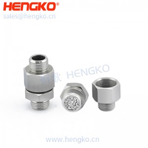 恒歌定制醫(yī)療級(jí)316L不銹鋼過(guò)濾器濾芯,高流量無(wú)創(chuàng)呼吸機(jī)氣源入口配件