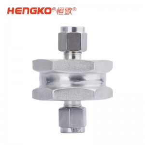 不銹鋼全焊接直通型過濾器_半導體特種氣體1/4納米去除顆粒過濾器