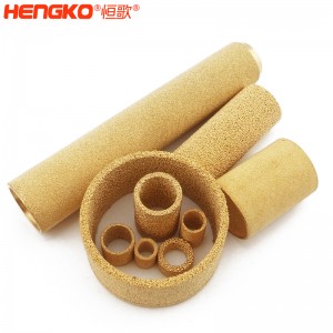 工廠價(jià)格供應(yīng)燒結(jié)粉末銅過濾管反沖洗3-90微米過濾系統(tǒng)用